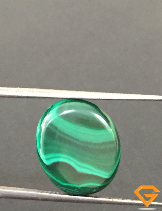 14.20 ct Natural Certified Malachite stone